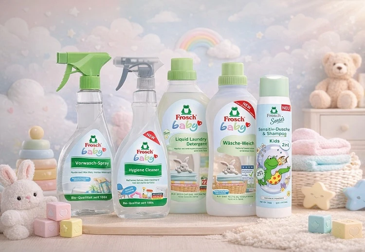 Set produse pentru copii Frosch Baby  curățenie și îngrijire delicată
